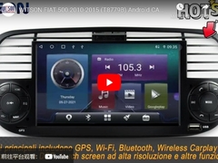 WITSON FIAT 500 2010-2015 Android CAR AUTO MULTIMEDIA PLAYER MÀN HÌNH ÂM THANH ÂM THANH ÂM THANH VIDEO GPS (T8779B)